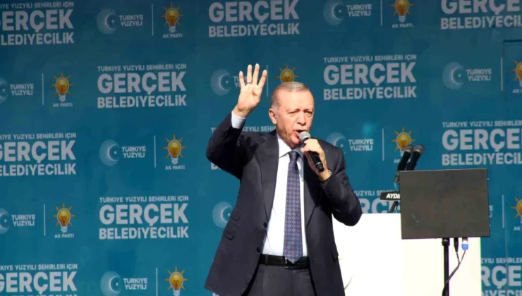 Cumhurbaşkanı Erdoğan: “Belediyecilikte bizimle yarışacak kimse yok”