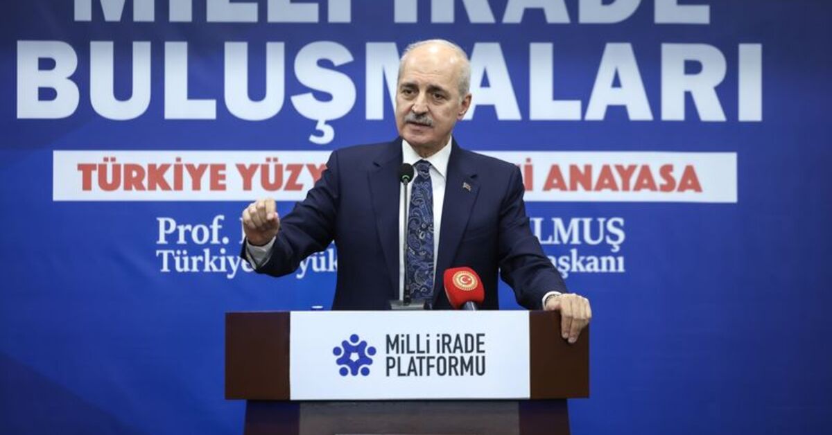 Numan Kurtulmuş’tan yeni anayasa mesajı